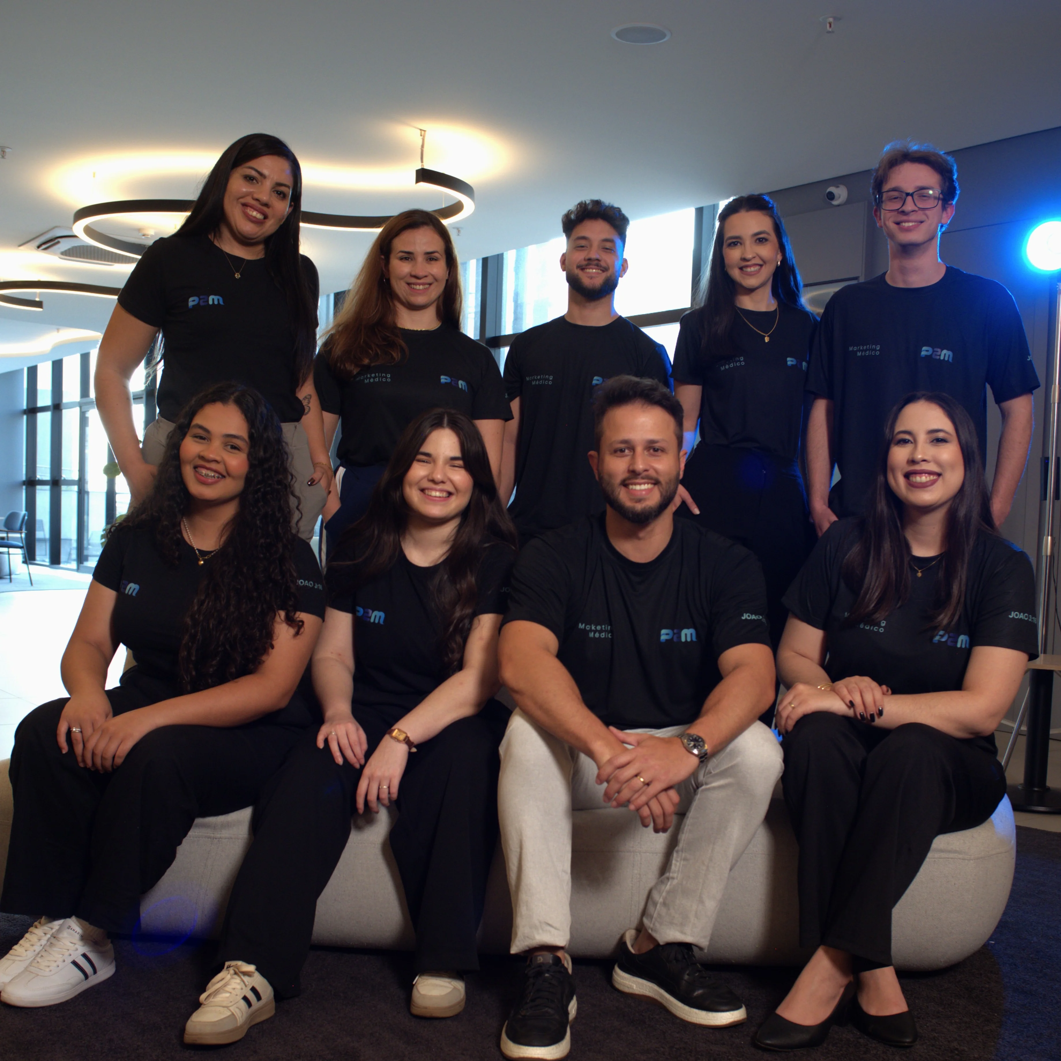 Equipe P2M trabalhando